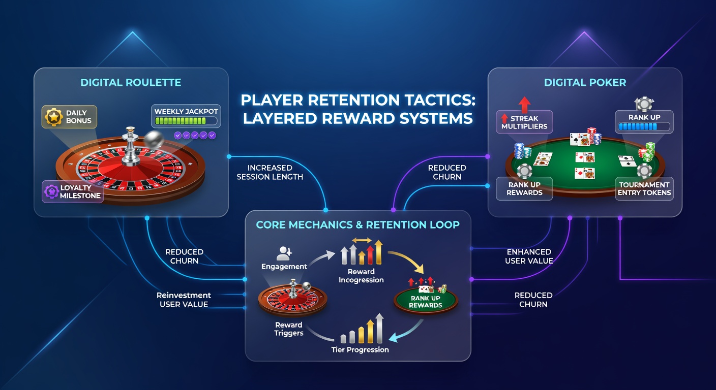 Mobile screen displaying poker hand history alongside accumulating reward points and tier progression meter